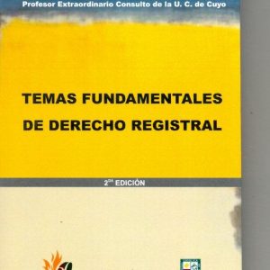 TEMAS FUNDAMENTALES DEL DERECHO REGISTRAL